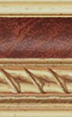 H-105 Gold/Walnut frame moulding