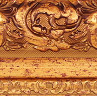 H-121 Gold frame moulding