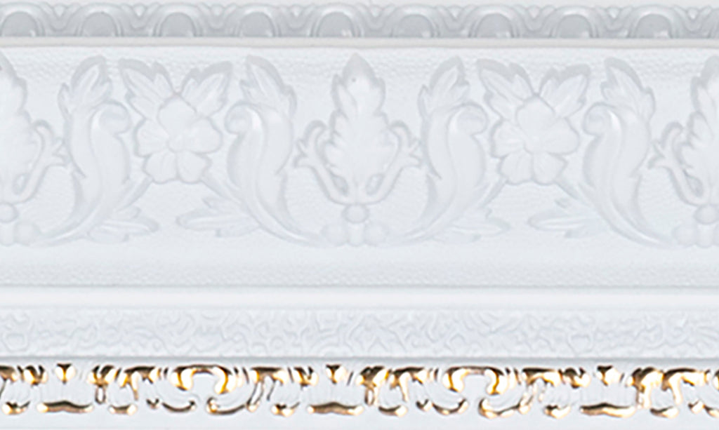 H-123 White frame moulding