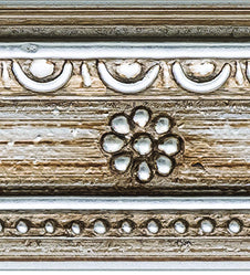 H-205 Silver frame moulding